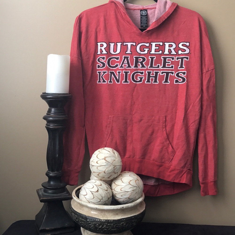 Rutgers hooded t-shirt - gently worn